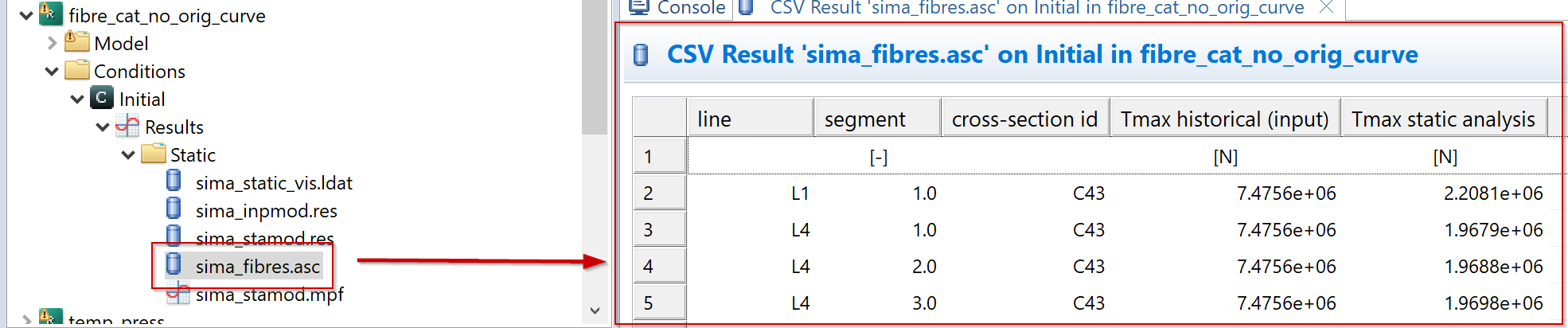 sima480 fibre rope max tension