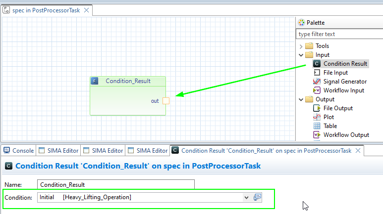 connect proc to results