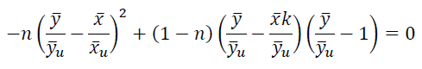 normalized pisa curve parametrisation eq